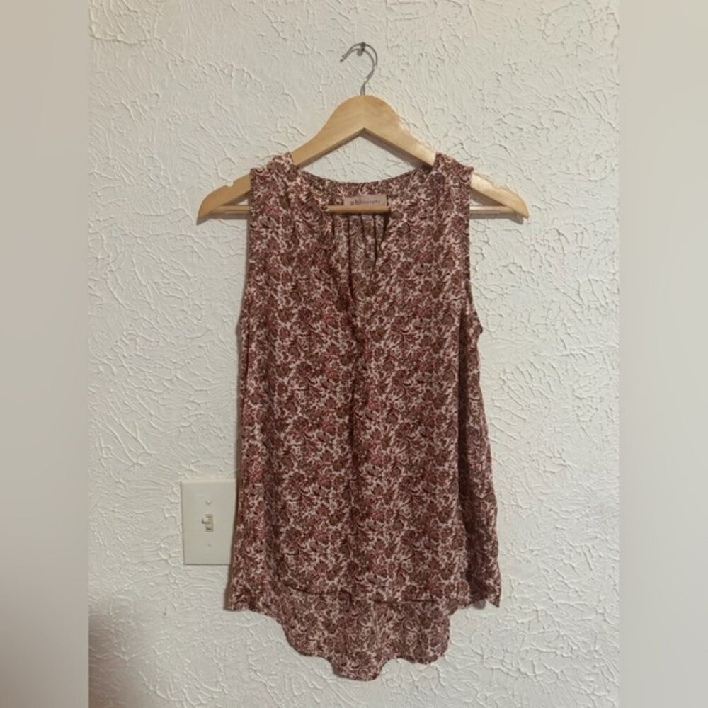 Philosophy Tank Top – Women’s XS – Floral Pink/Red